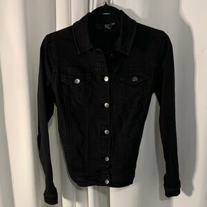 1822 Denim Classic Black Jean Jacket